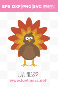 Thanksgiving Turkey SVG File on Pinterest