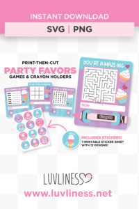 Valentine Crayon Cards for Kids, Printable Valentine Cards, Printable Valentine Games for Classmates
