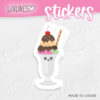 Playful Parfait Ice Cream Sticker