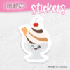 Silly Sundae Ice Cream Sticker