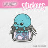 Octopus in a Jar Sticker