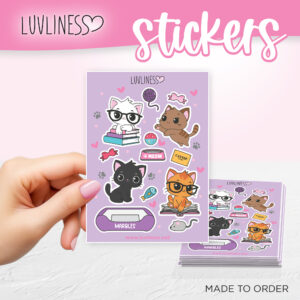 Cat Sticker Sheet