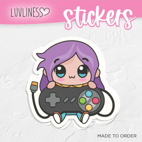 Gamer Girl Sticker