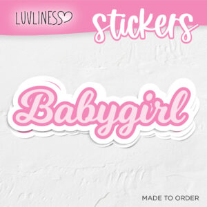 Babygirl Sticker