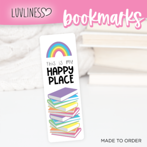 This is My Happy Place Bookmark