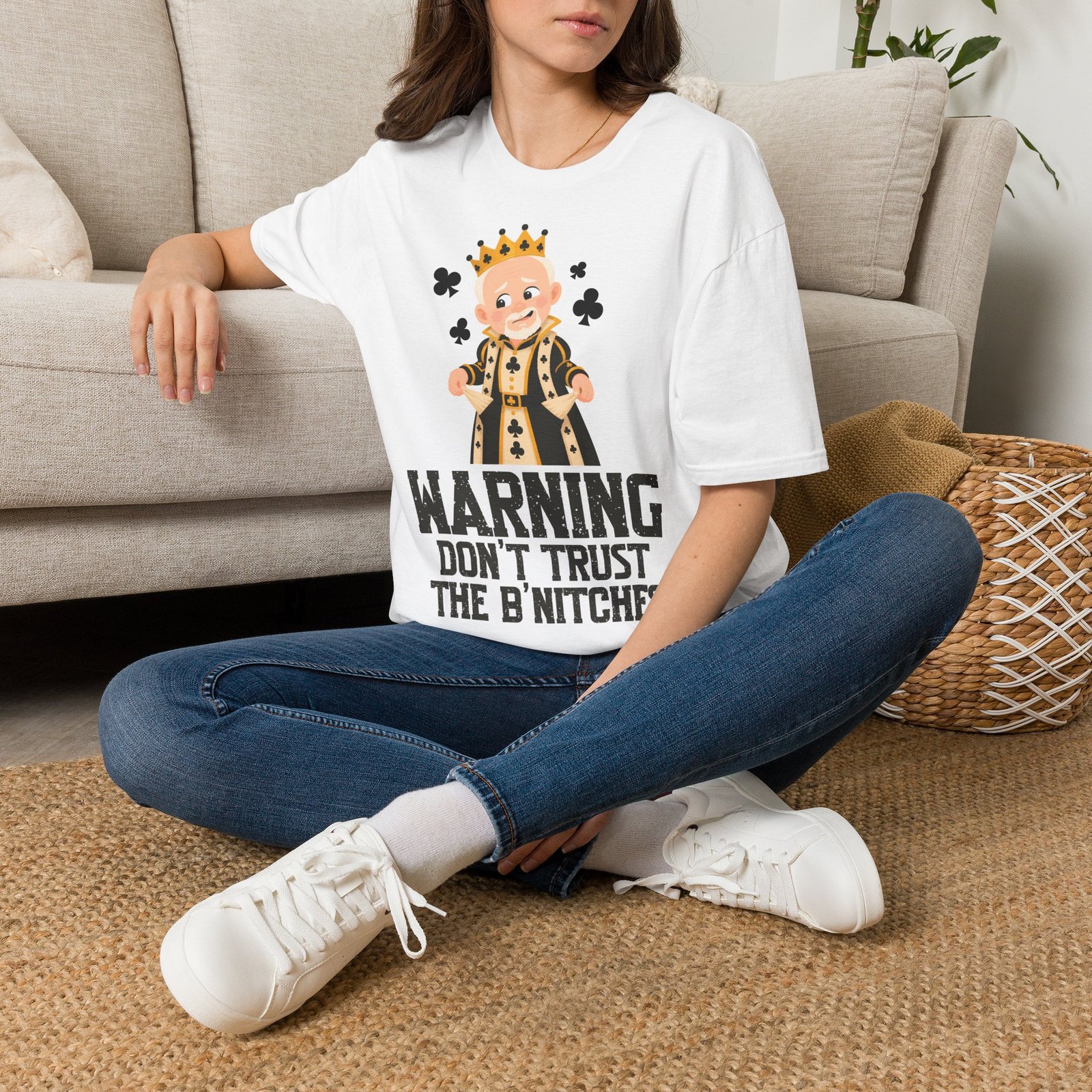 Warning - Don't Trust the B'Nitches - Unisex Softstyle T-Shirt - Image 2